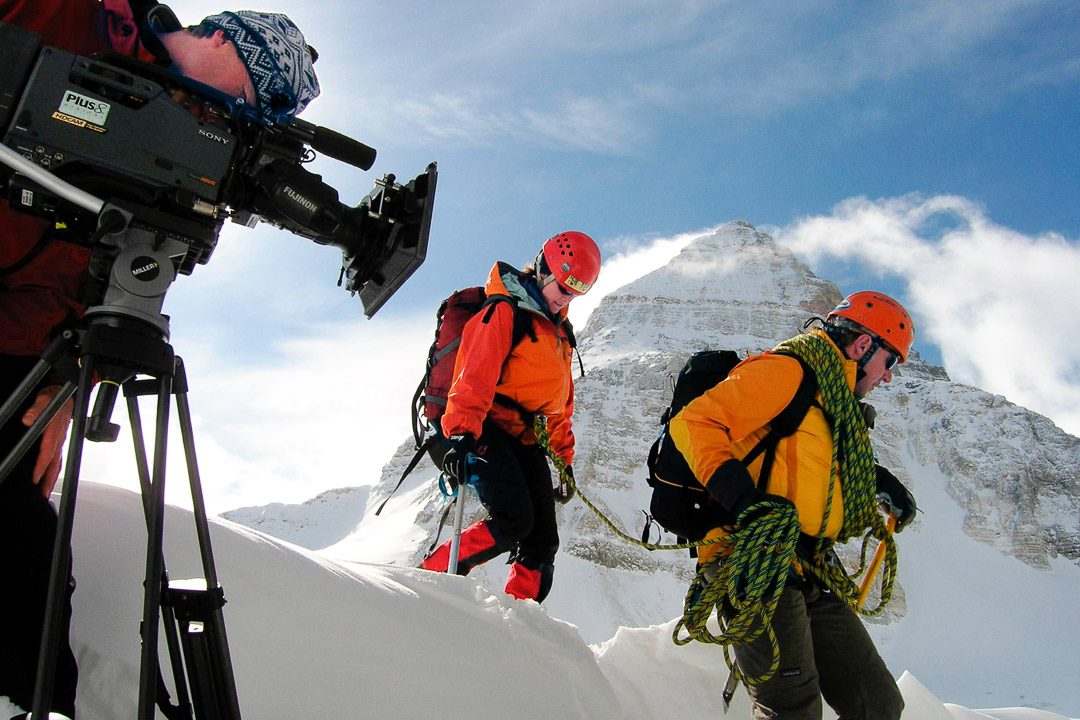Assiniboine - Guy Clarkson, Bonnie Hamilton, Barry Blanchard - Shining Mountains shoot