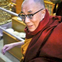 HH the Dalai Lama, about to initiate the Lhosar ceremony (Tibetan New Year), Dharamsala, India © Pat Morrow 2012
