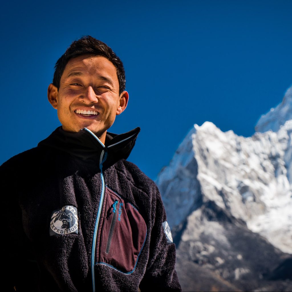 Trekking guide Sonam Tashi Sherpa proudly toured us around his big back yard in the Khumbu region. Fluent in Sherpa, Nepali, Mandarin and English, he has a special interest in discovering and sharing the nuances of Sherpa and Nepali culture.