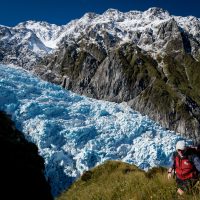 Marius Bron, manager of Fox Glacier Alpine Guides, Fox Glacier, Tai Poutini National Park, New Zealand