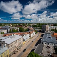 Liepaja from church tower.