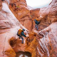 Slickrock Slim - Jeremy, on his perpetual quest for the ultimate slot canyon.