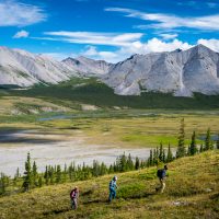 Wind River canoe trip, Peel River drainage, Wernecke Mountains, central Yukon. With Ross Cloutier, Naomi Cloutier, Robyn Duncan, Pete Kerkhoff and Baiba.