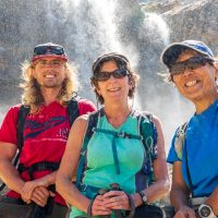 Hike with Shawn Wallinder, Carol Epp and Haruko Nagano. Purcells