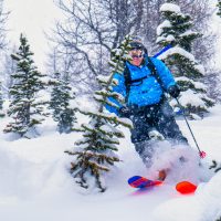 ski tour with John Niddrie, Banff National Park, Rockies