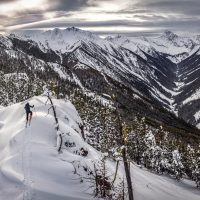 John Niddrie ridge ski tour, Purcell Range