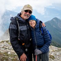 Hike up Pinto mountain with Jon Turk & Nina - near Invermere, BC in Rockies
