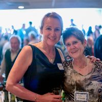 Sharon Wood and Judy Sterner at CMC dinner